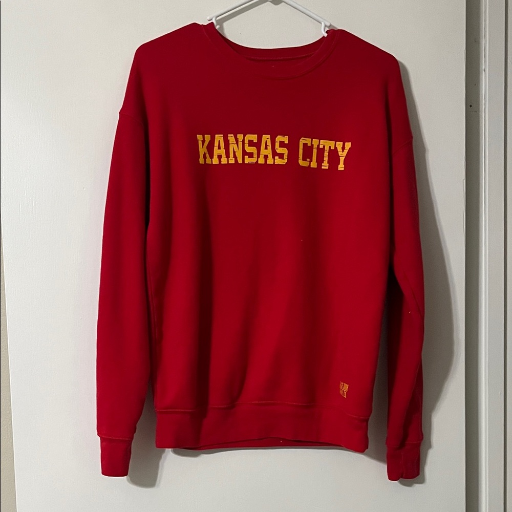 Kansas City Red Crew Neck Sweater